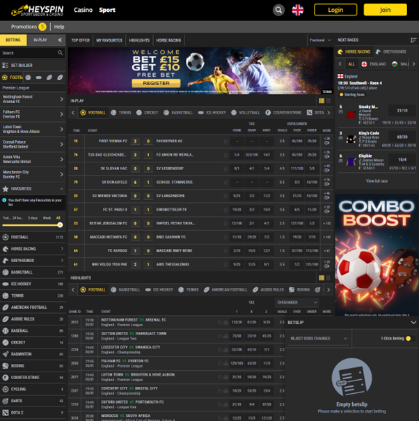 Heyspin Sportsbook